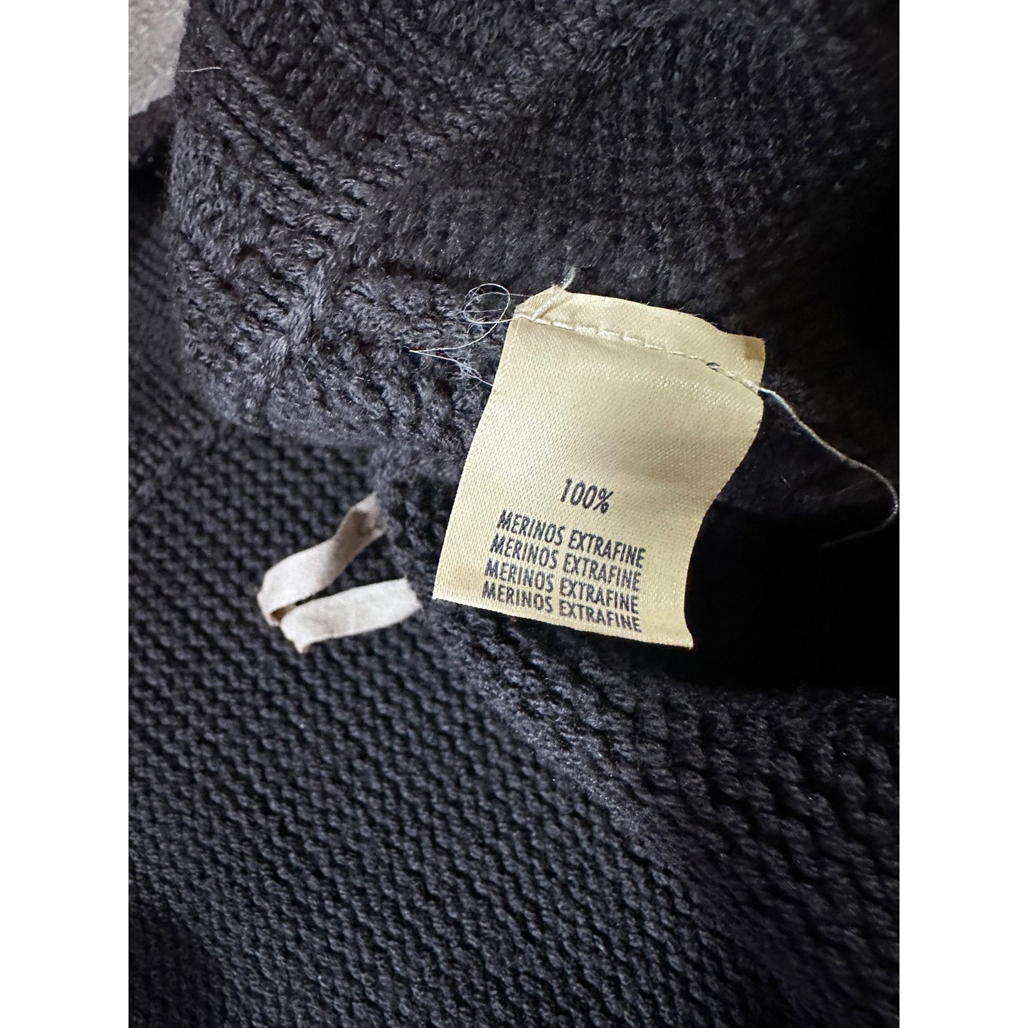 Rick Owens F/W03 Black Triangle Cardigan