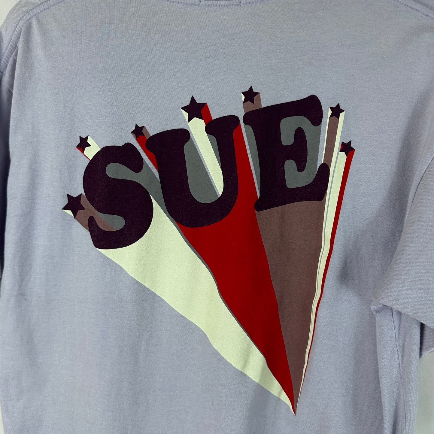Sue Undercover Lavender Projection Print Tee
