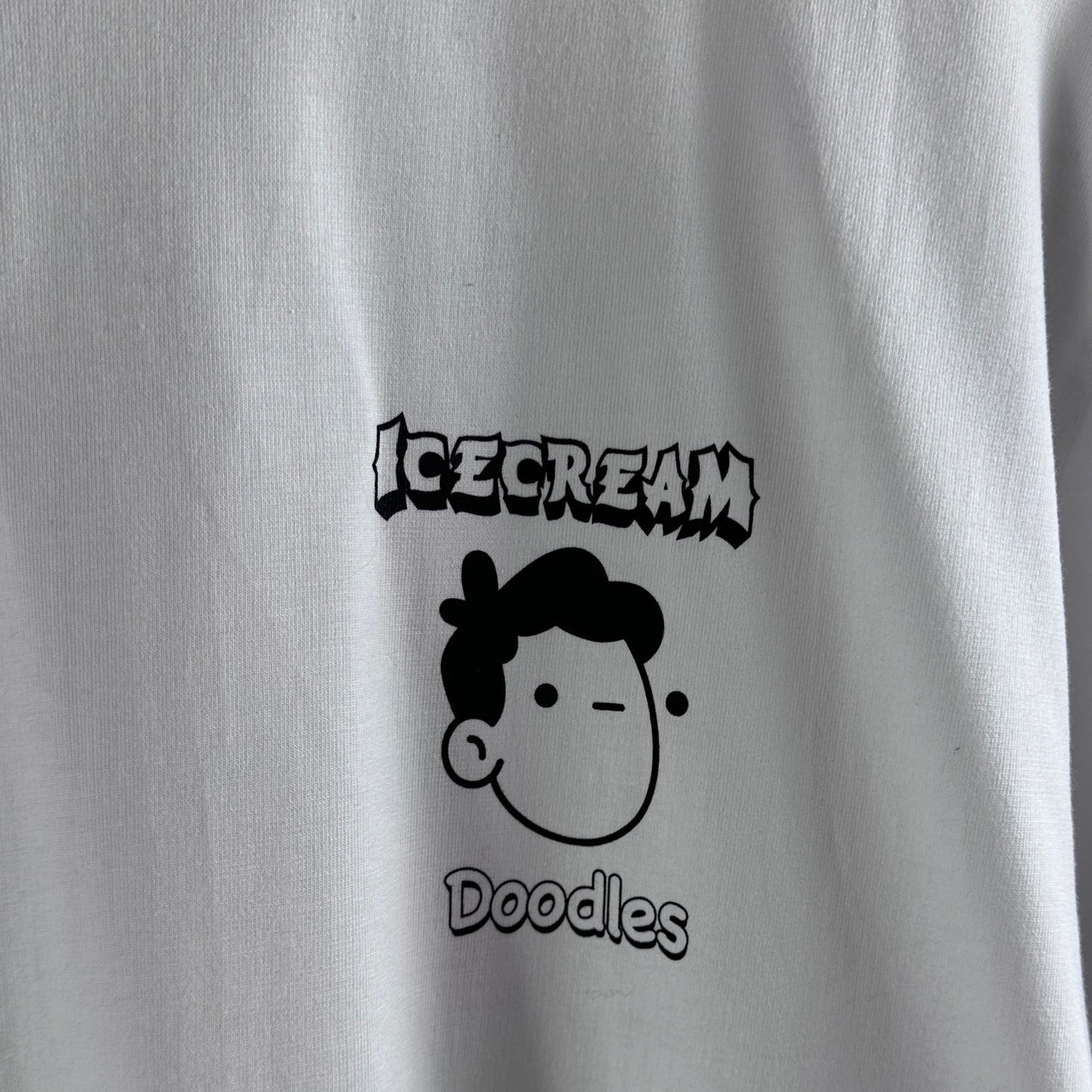 Icecream x The Doodles White Coloring Tee