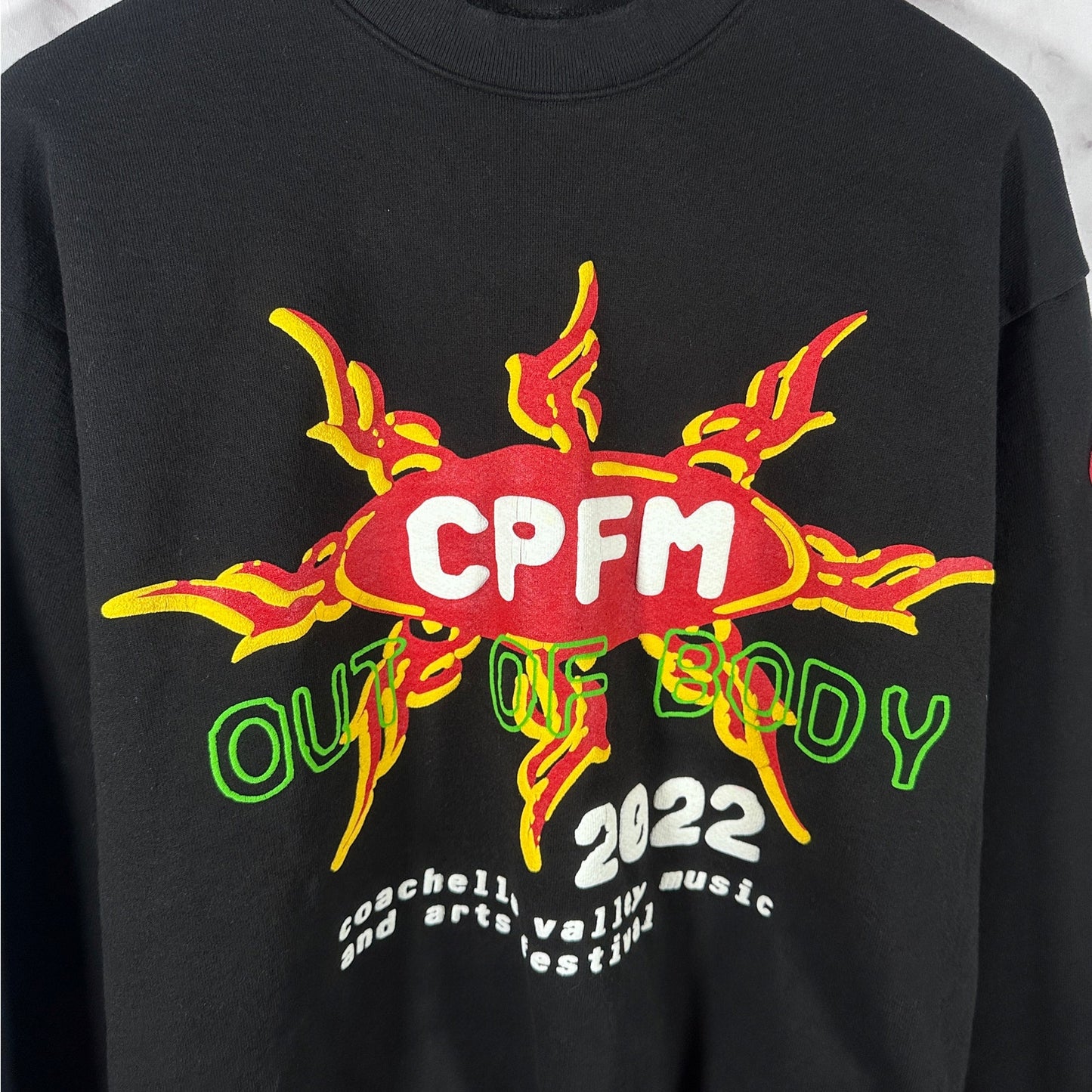 Cactus Plant Flea Market Coachella ‘Out of Body’ Weekend 1 Crewneck