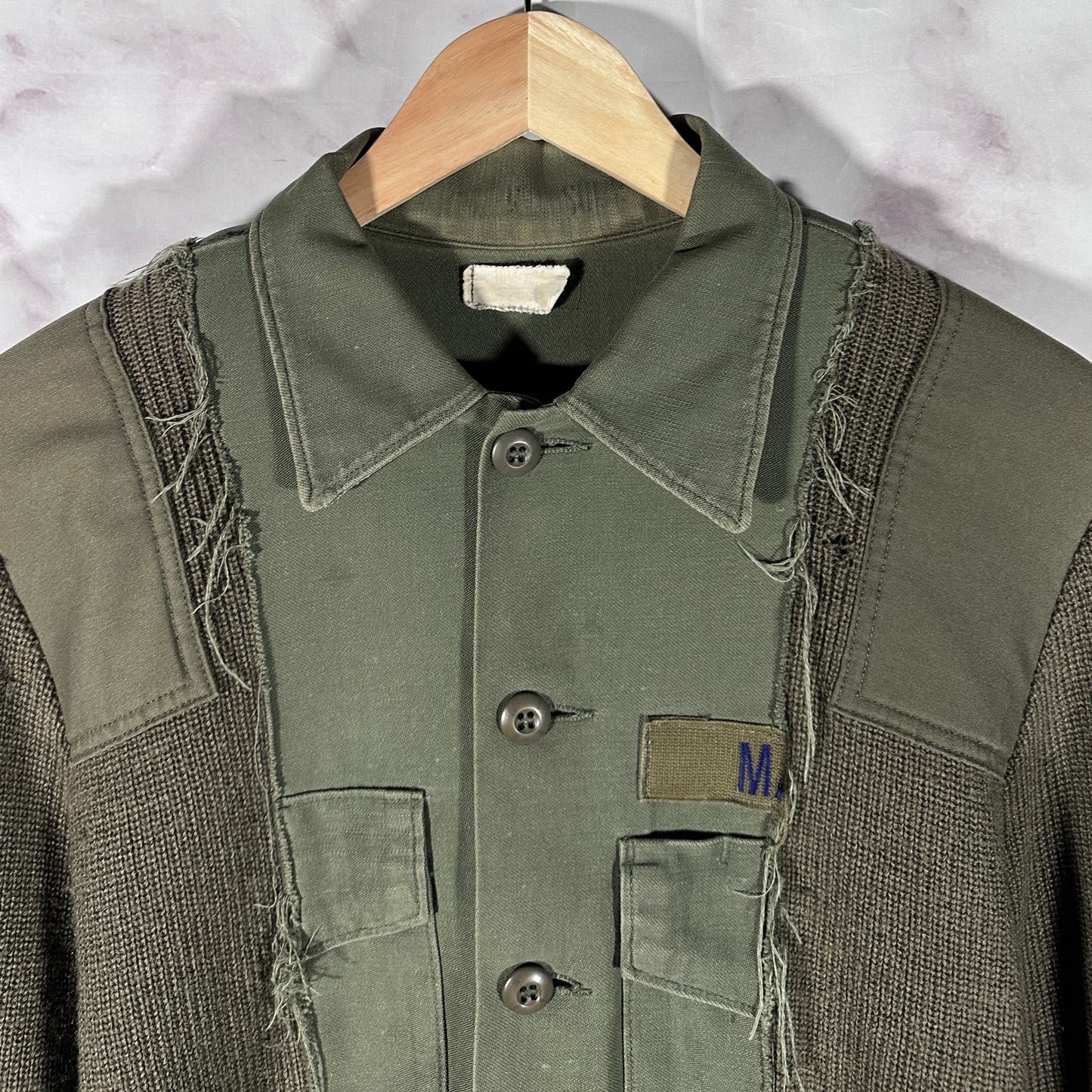 Undercover UNDAKOVR One Off Military Green Hybrid Shirt