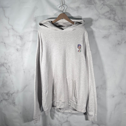 The Doodles Grey Ecocycle Embroidered Hoodie