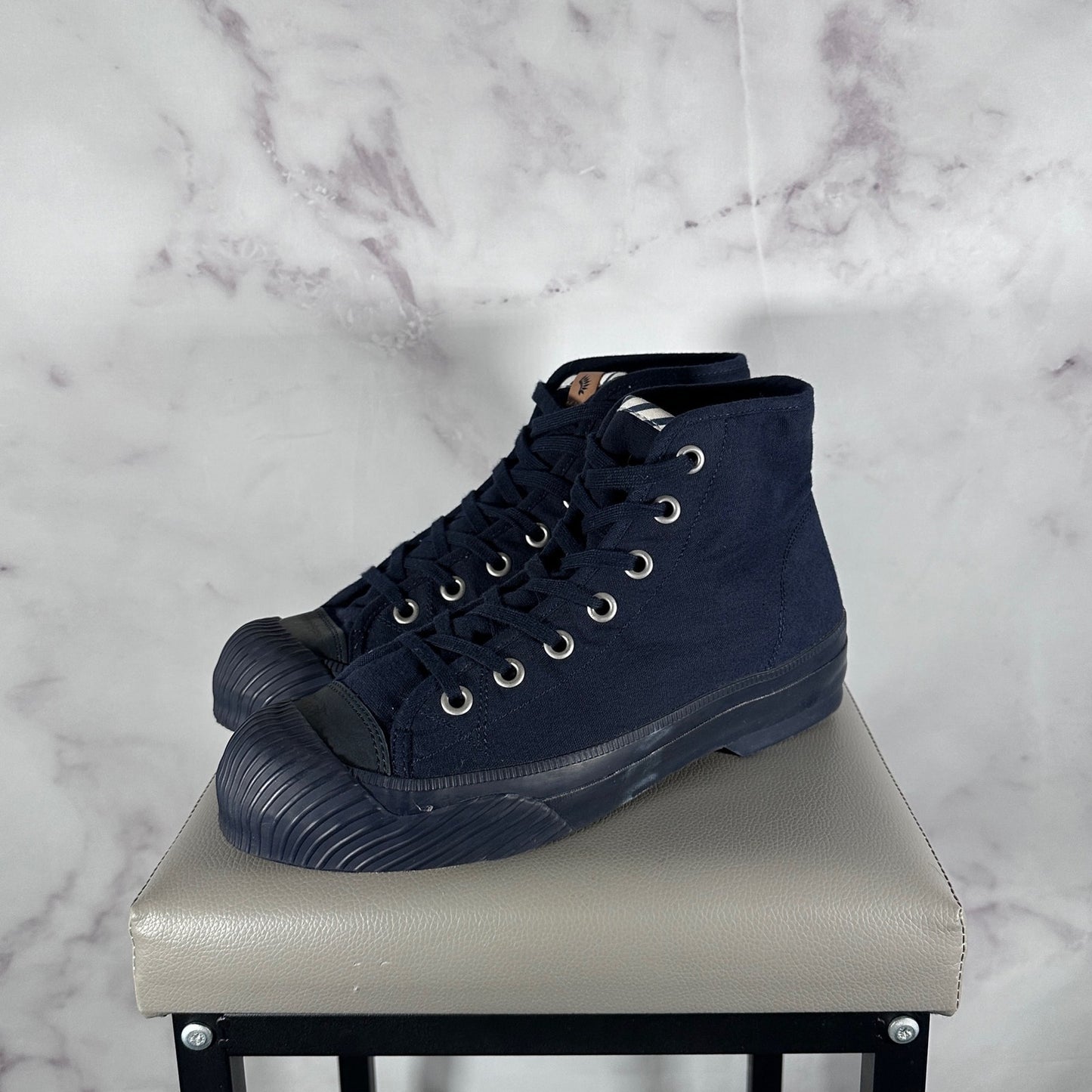 Visvim Kiefer Navy Canvas Trainer