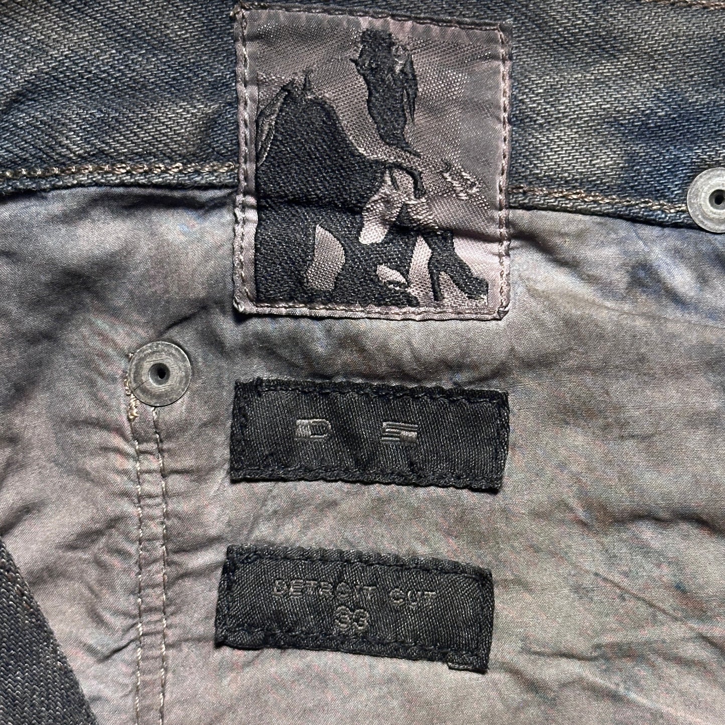 Rick Owens DRKSHDW S/S15 Faun Batik Dark Dust Denim