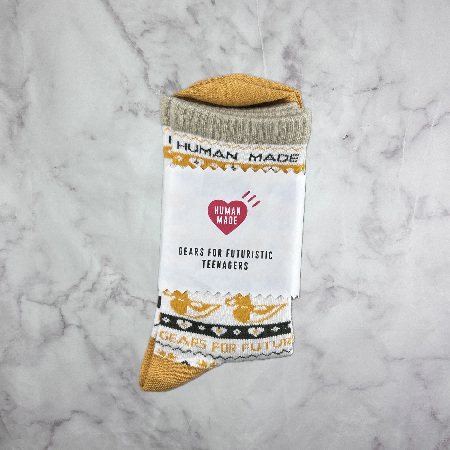 Human Made Striped Animal Socks