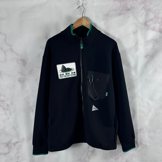 Hidden NY x And Wander Black Full-Zip Jacket