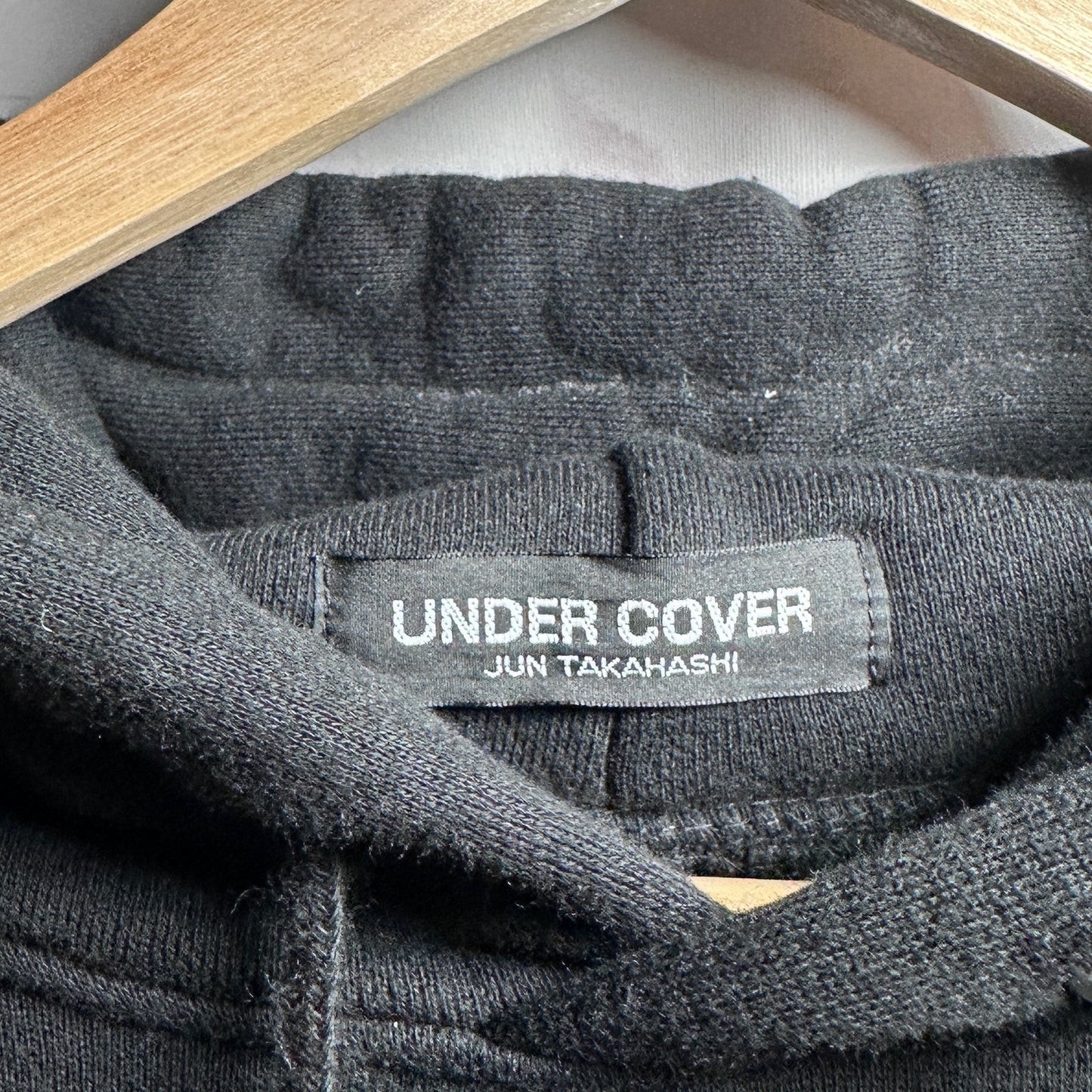 Undercover Black Warped GuruGuru Bear Hoodie