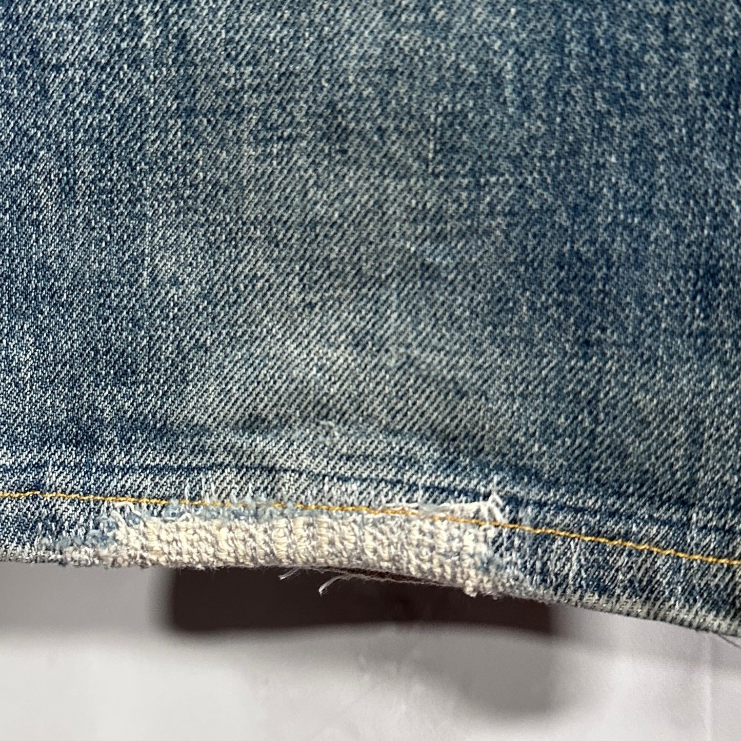 Helmut Lang Thrashed Selvedge Denim Jeans