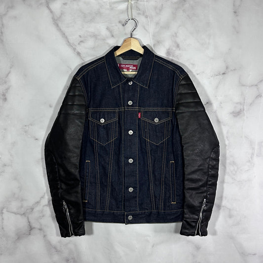 Comme des Garçons Junya Watanabe x Levi’s Leather Sleeve Denim Jacket