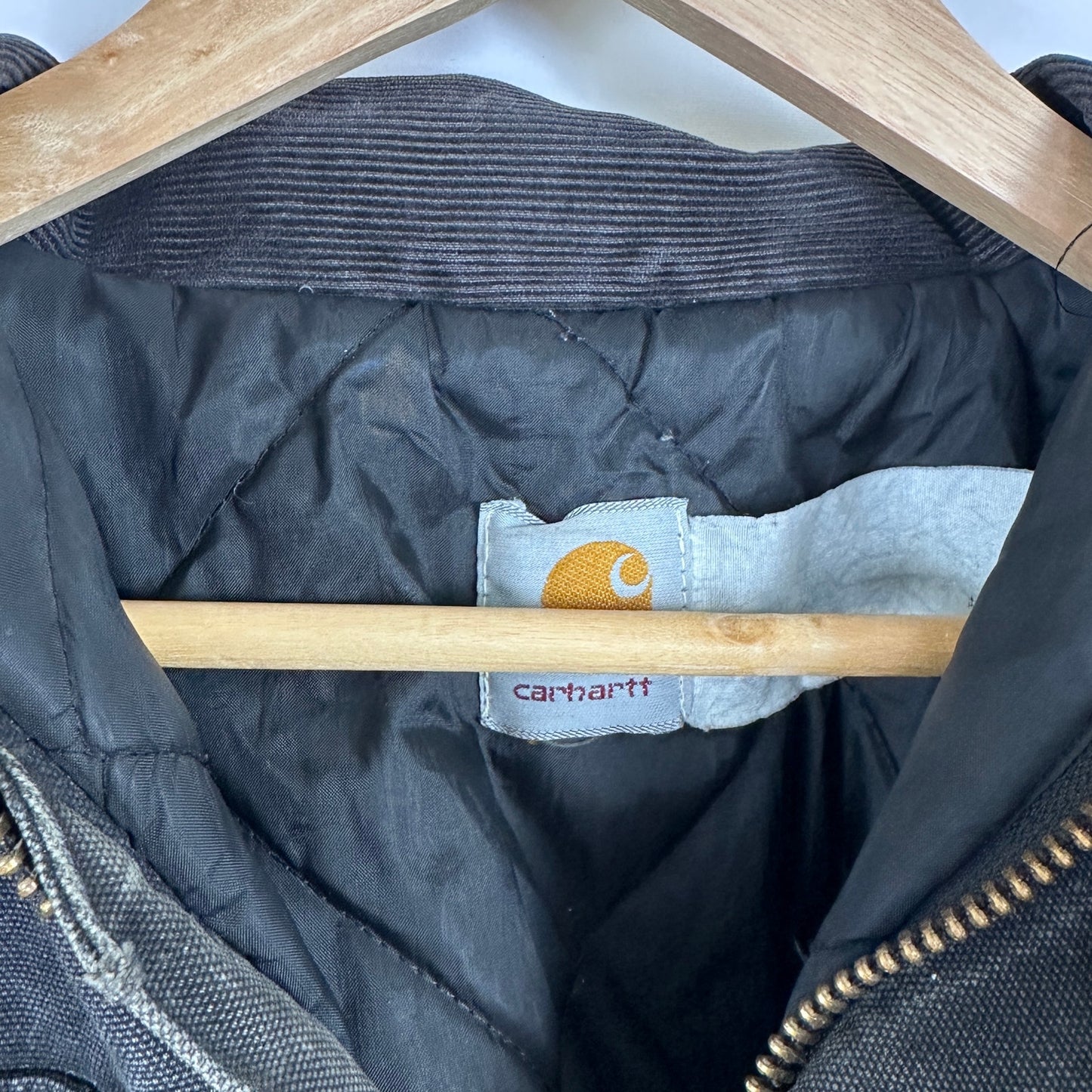 Vintage Carhartt Black Arctic Work Coat