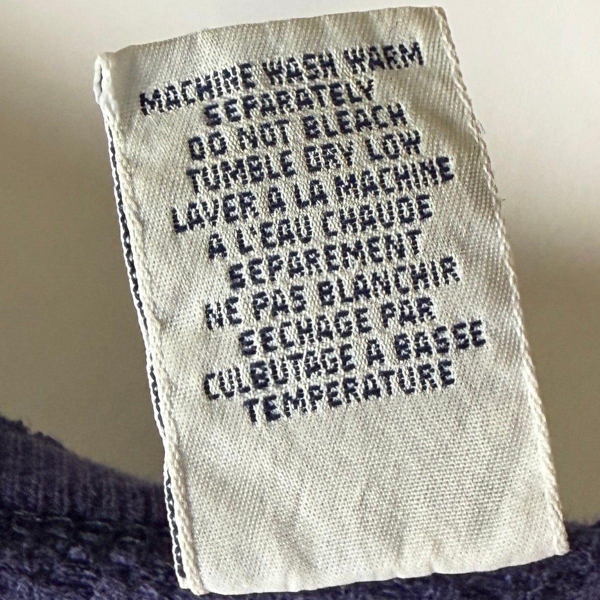 Vintage GAP Navy Waffle Henley