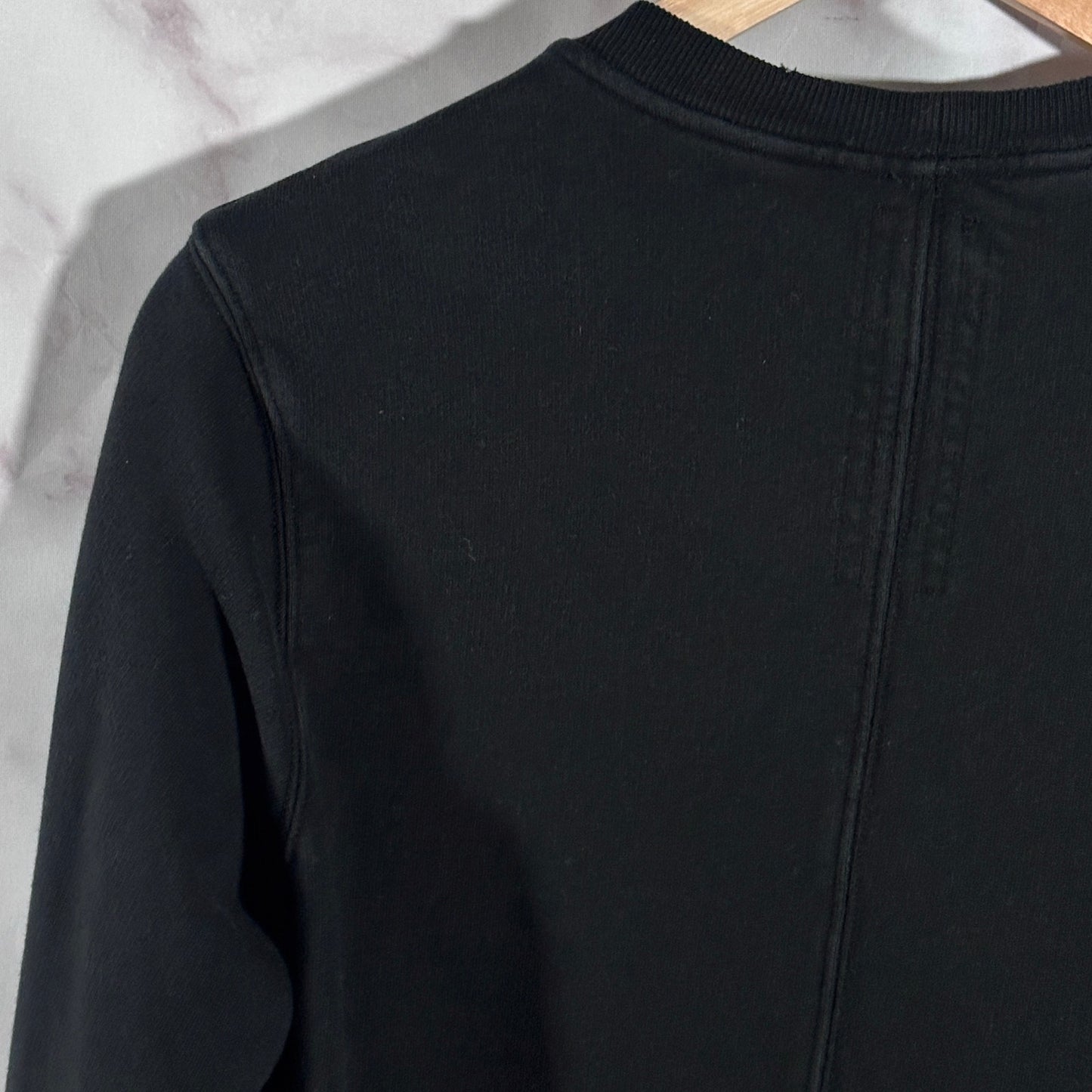 Rick Owens DRKSHDW F/W16 Black Patch Crewneck
