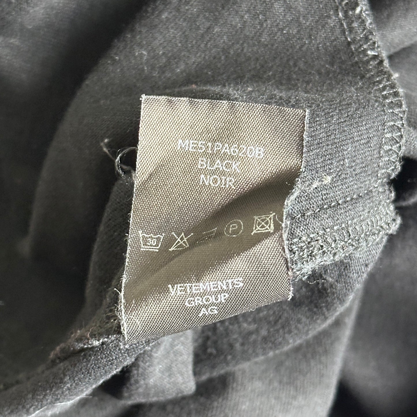 Vetements Limited Edition Black Shorts