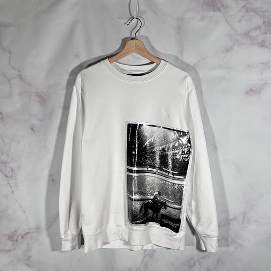 Calvin Klein x Andy Warhol RAF Simons White Photo Crewneck Sweatshirt