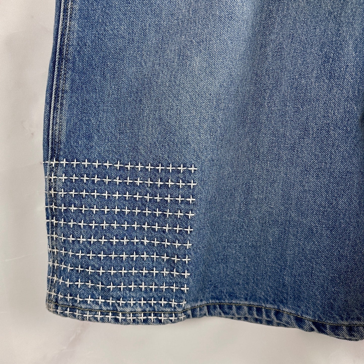 Sean Wotherspoon x Gap Boro Patchwork Baggy Denim Shorts