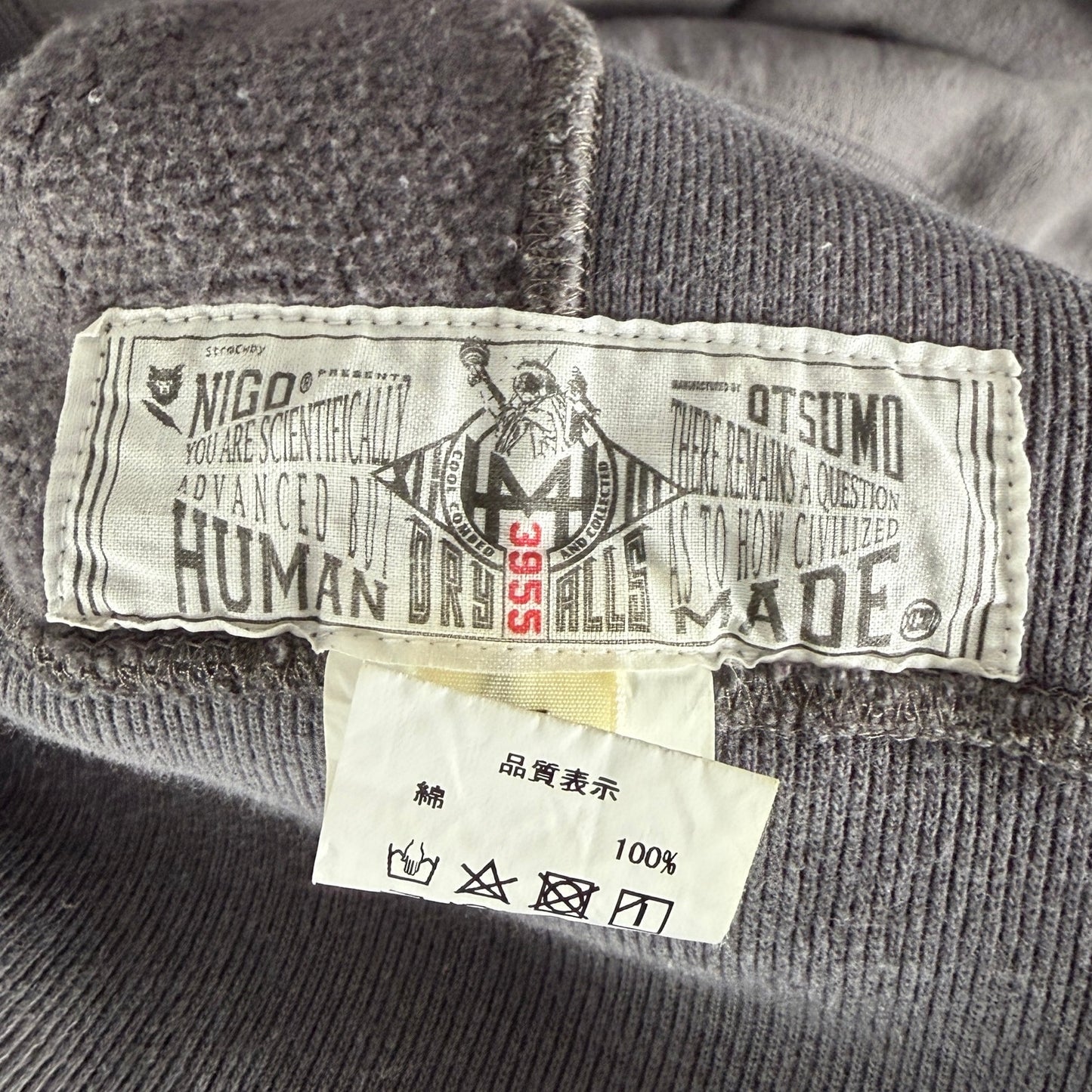Human Made HMMD Grey Trainer Pullover Sweatshirt