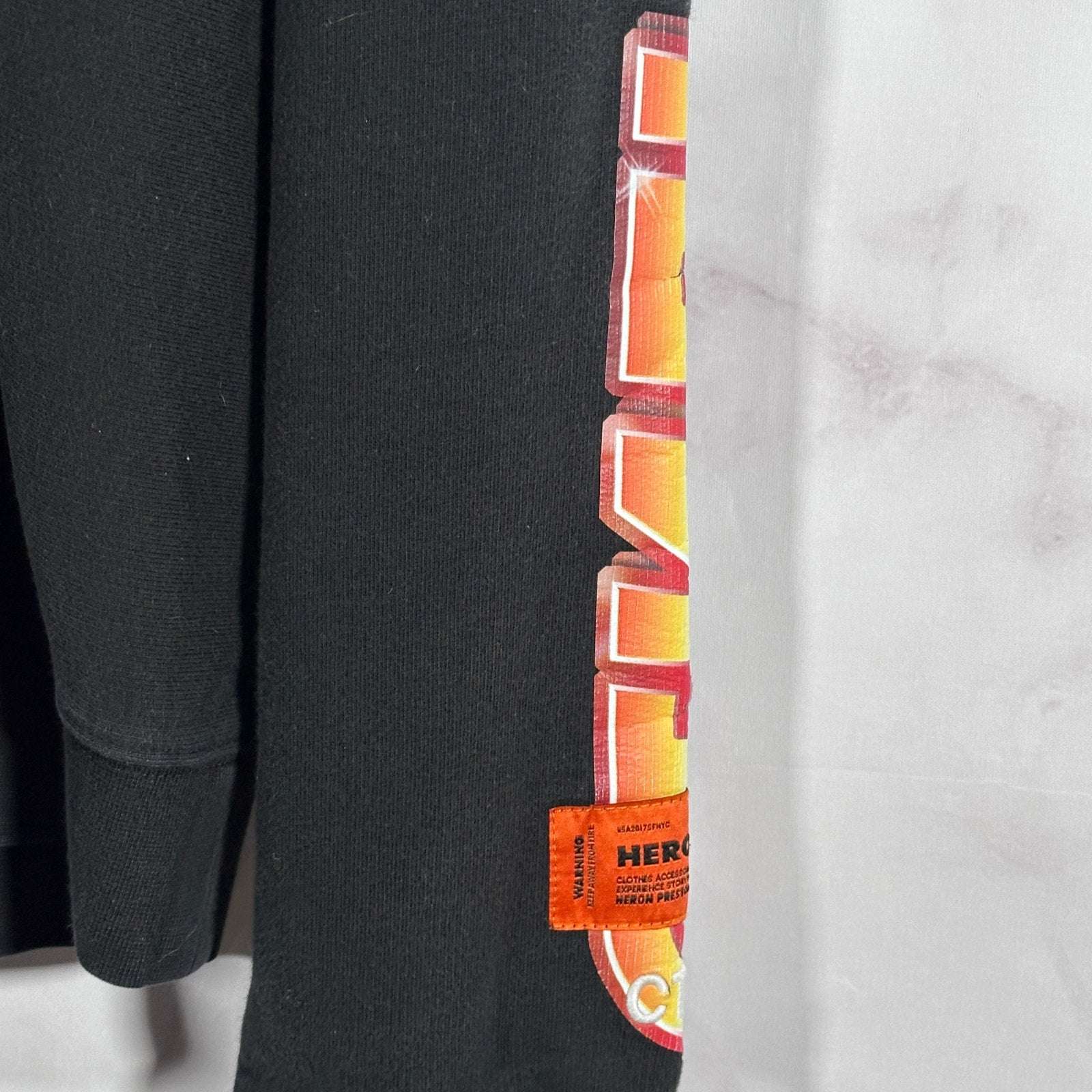 Heron Preston Black Text Crewneck