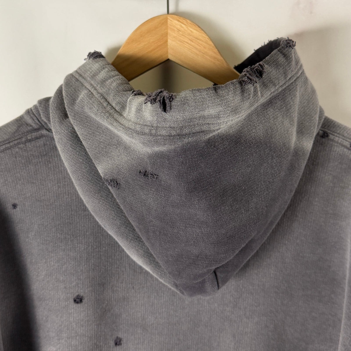 Maison Mihara Yasuhiro Sun Faded Distressed Hoodie