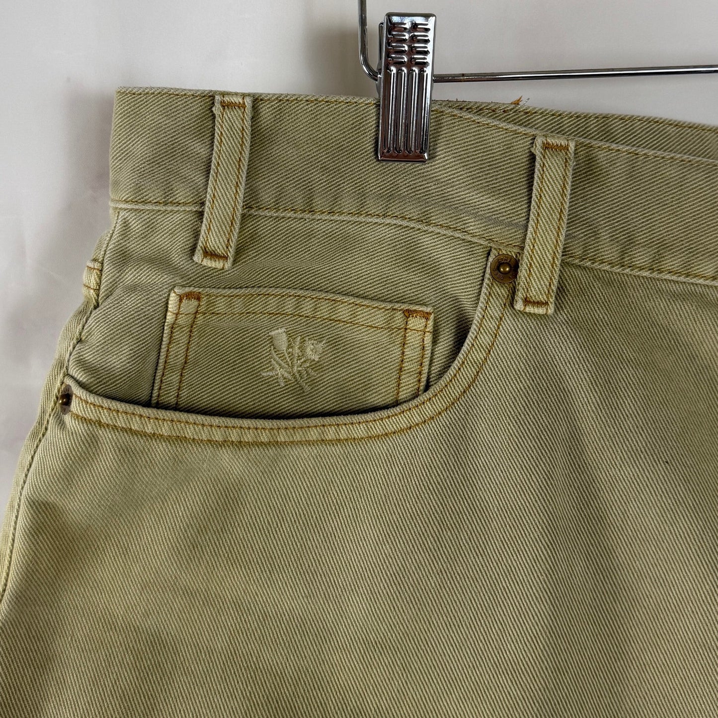 Aime Leon Dore S/S23 Laurel Oak Garment Dyed Denim Shorts