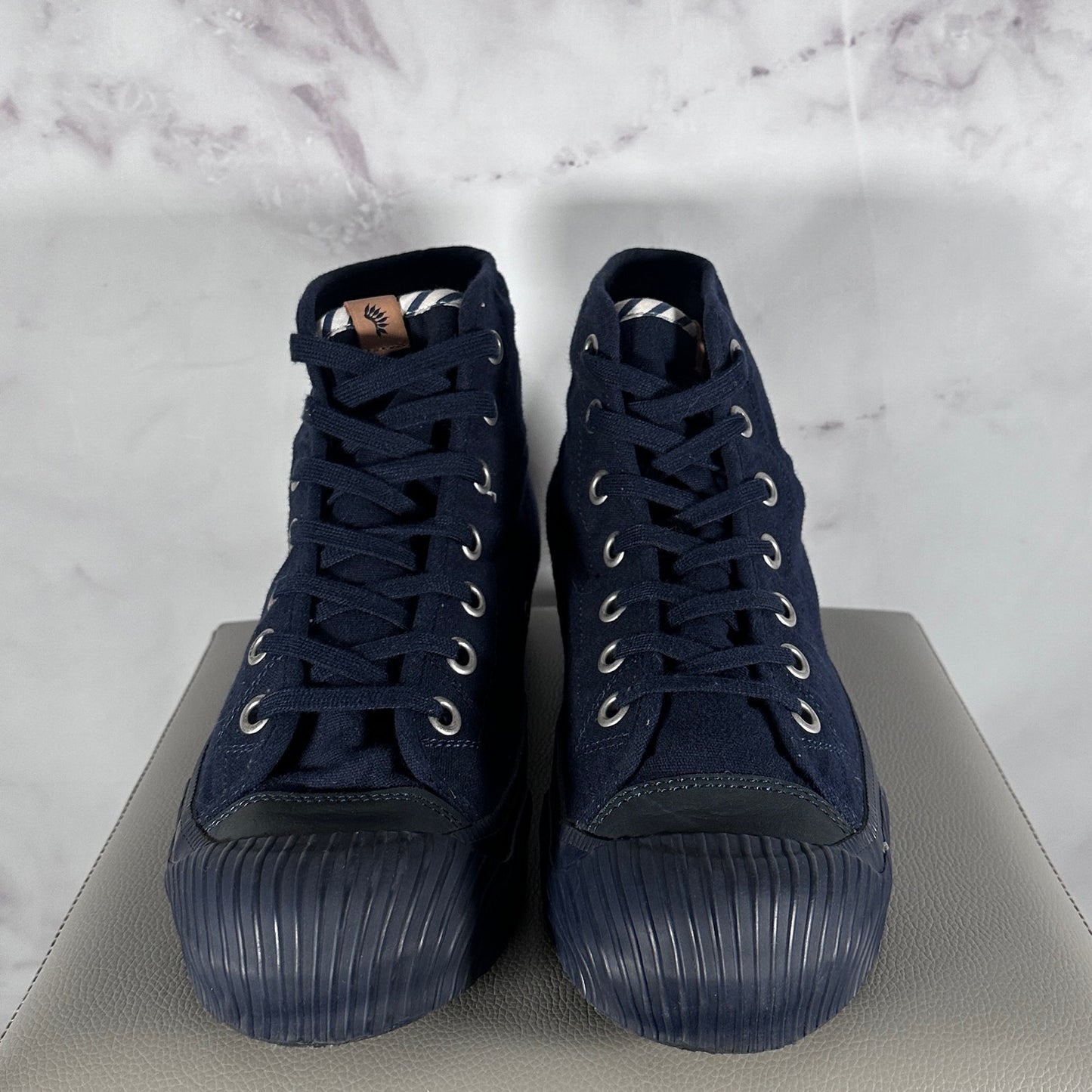 Visvim Kiefer Navy Canvas Trainer