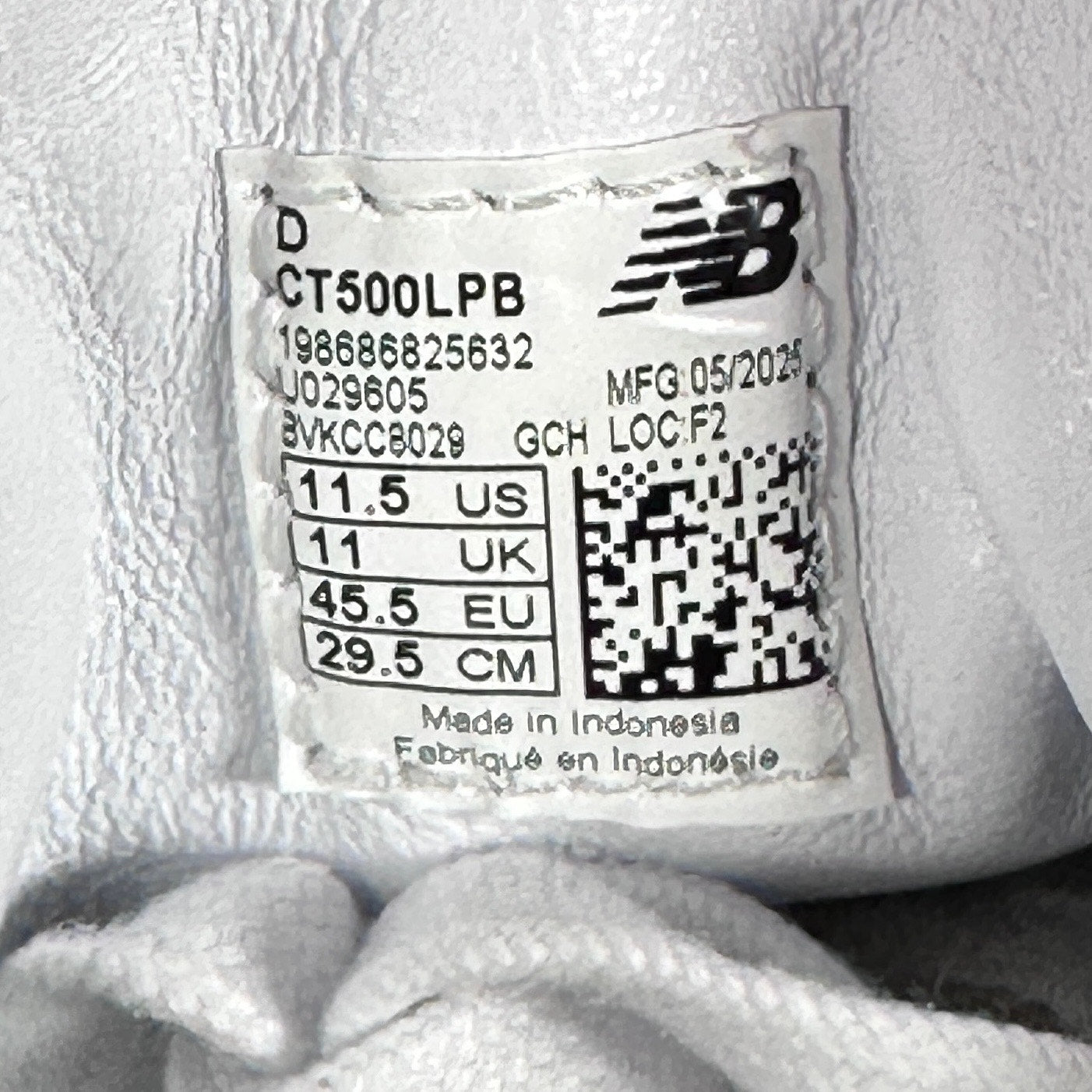 New Balance T500 Court White/Red