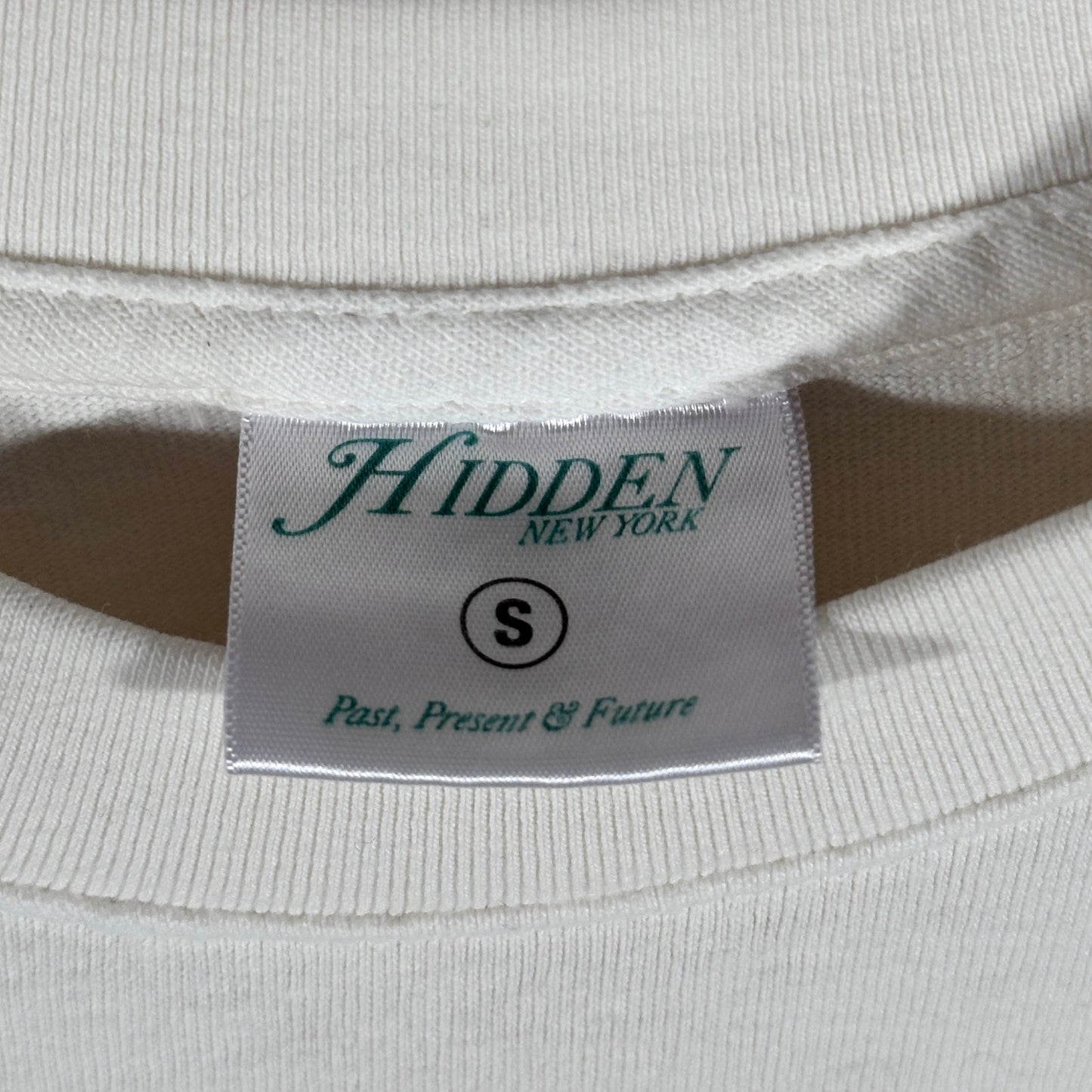 Hidden NY White 3-D Graphic Tee