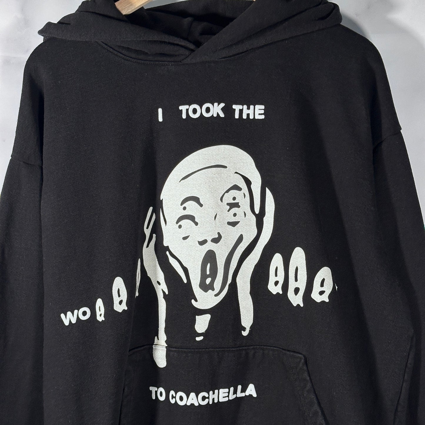 Cactus Plant Flea Market x Lil Yachty Coachella 2024 ‘Wock to Coachella’ Black Print Hoodie