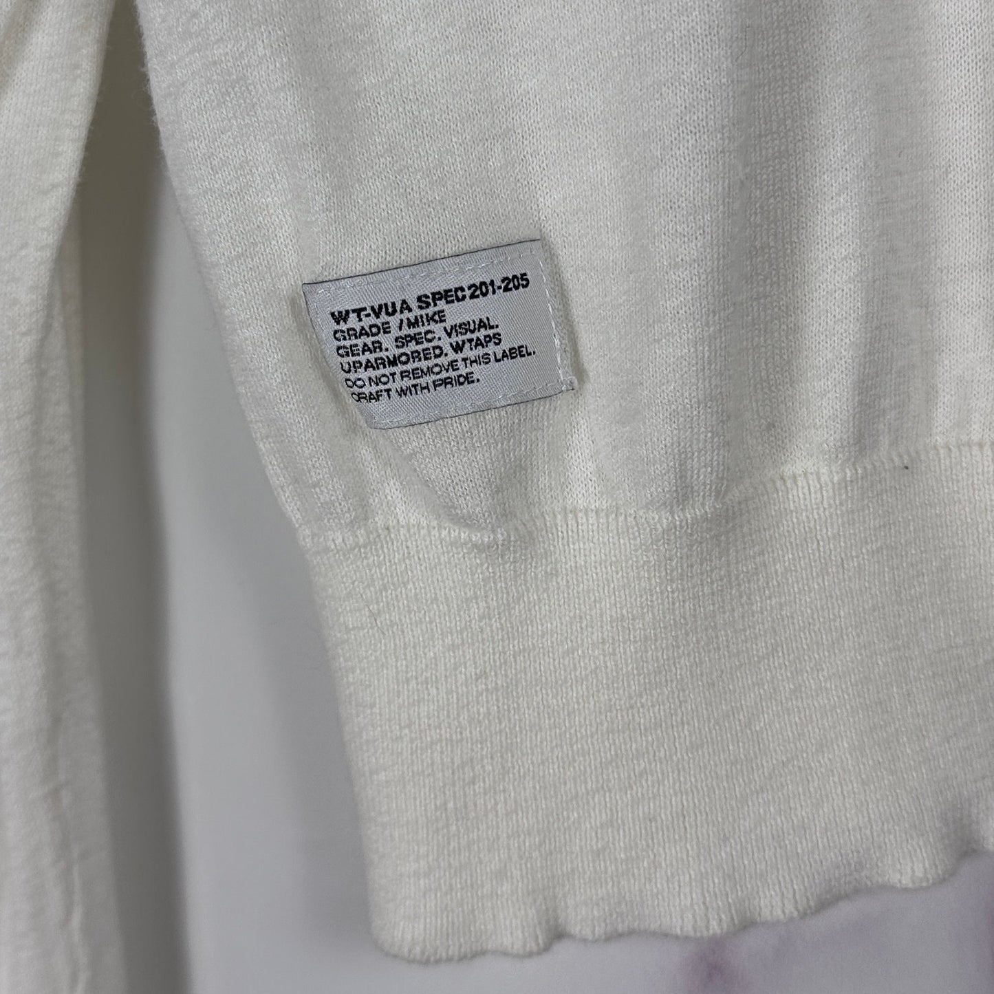 WTAPS White Sleeve Stripe Sweater