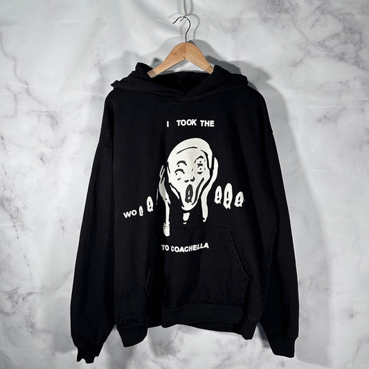 Cactus Plant Flea Market x Lil Yachty Coachella 2024 ‘Wock to Coachella’ Black Print Hoodie