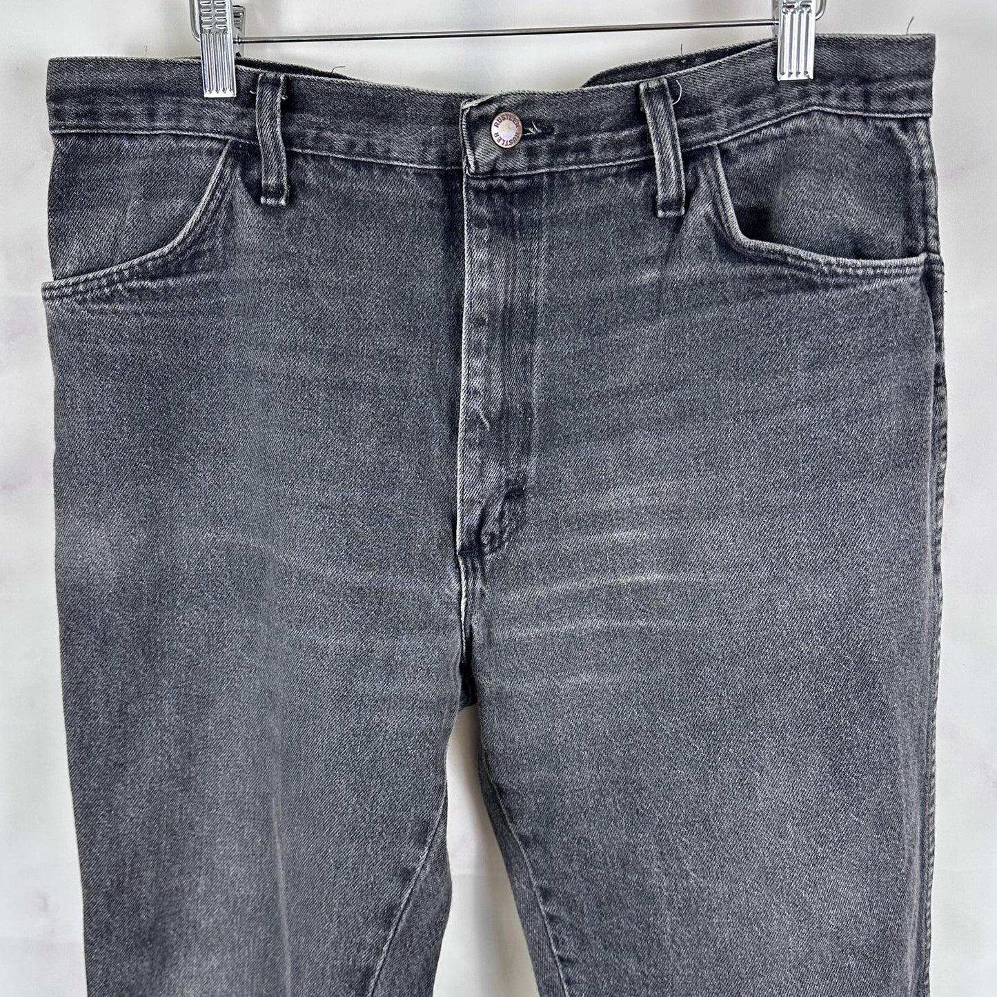 Vintage Rustler Grey Flare Denim
