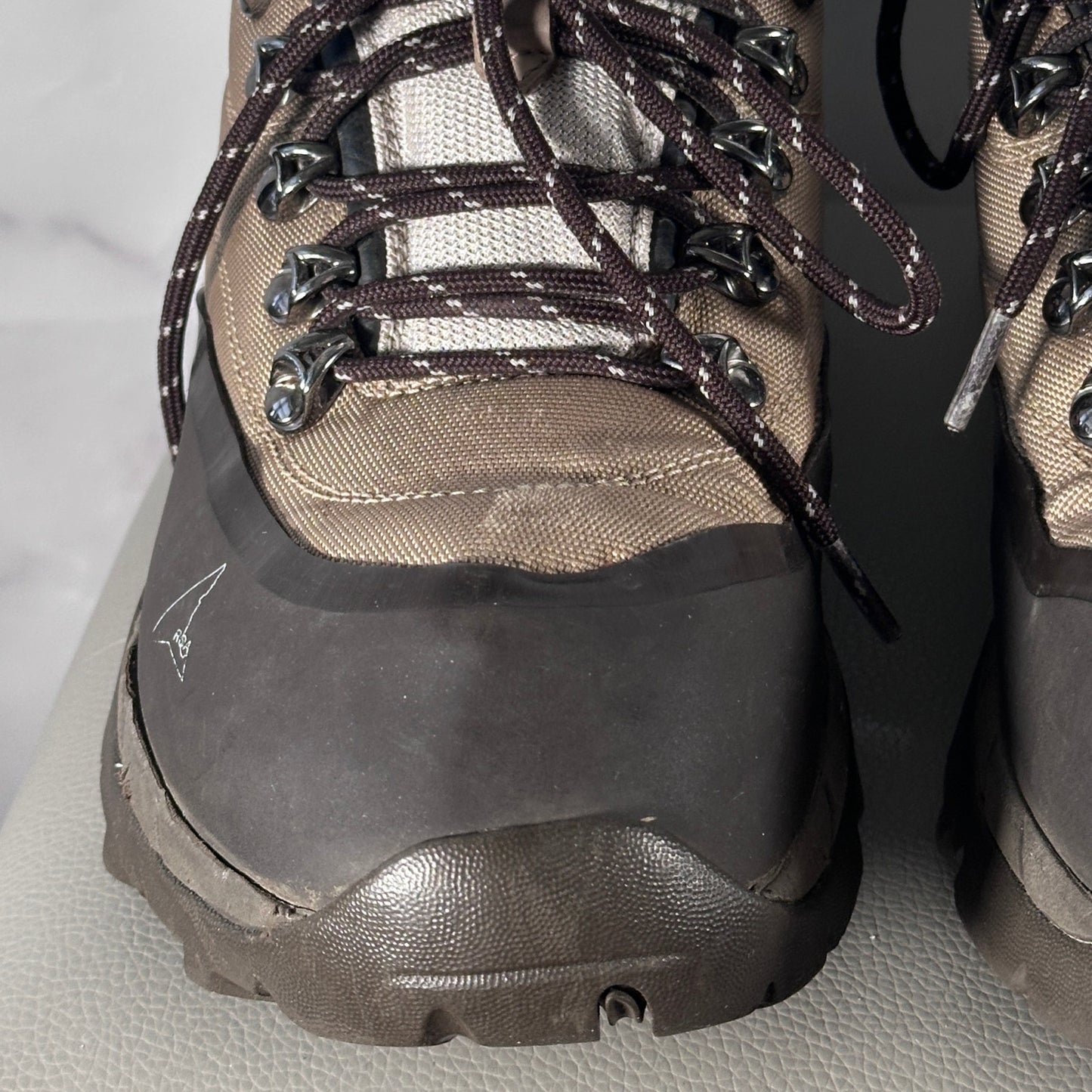 ROA Andreas Strap Boot Taupe Brown
