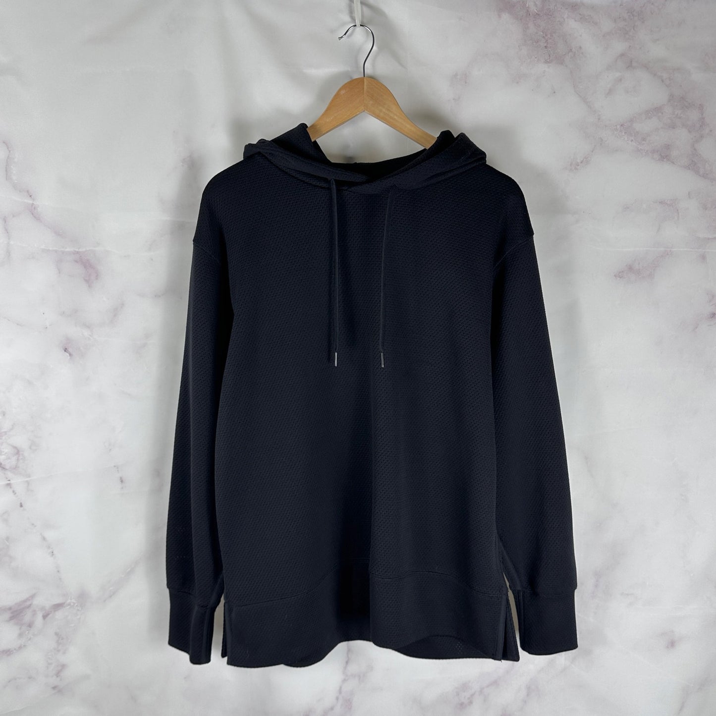 Adidas Y-3 Yohji Yamamoto Black Mesh Jersey Hoodie
