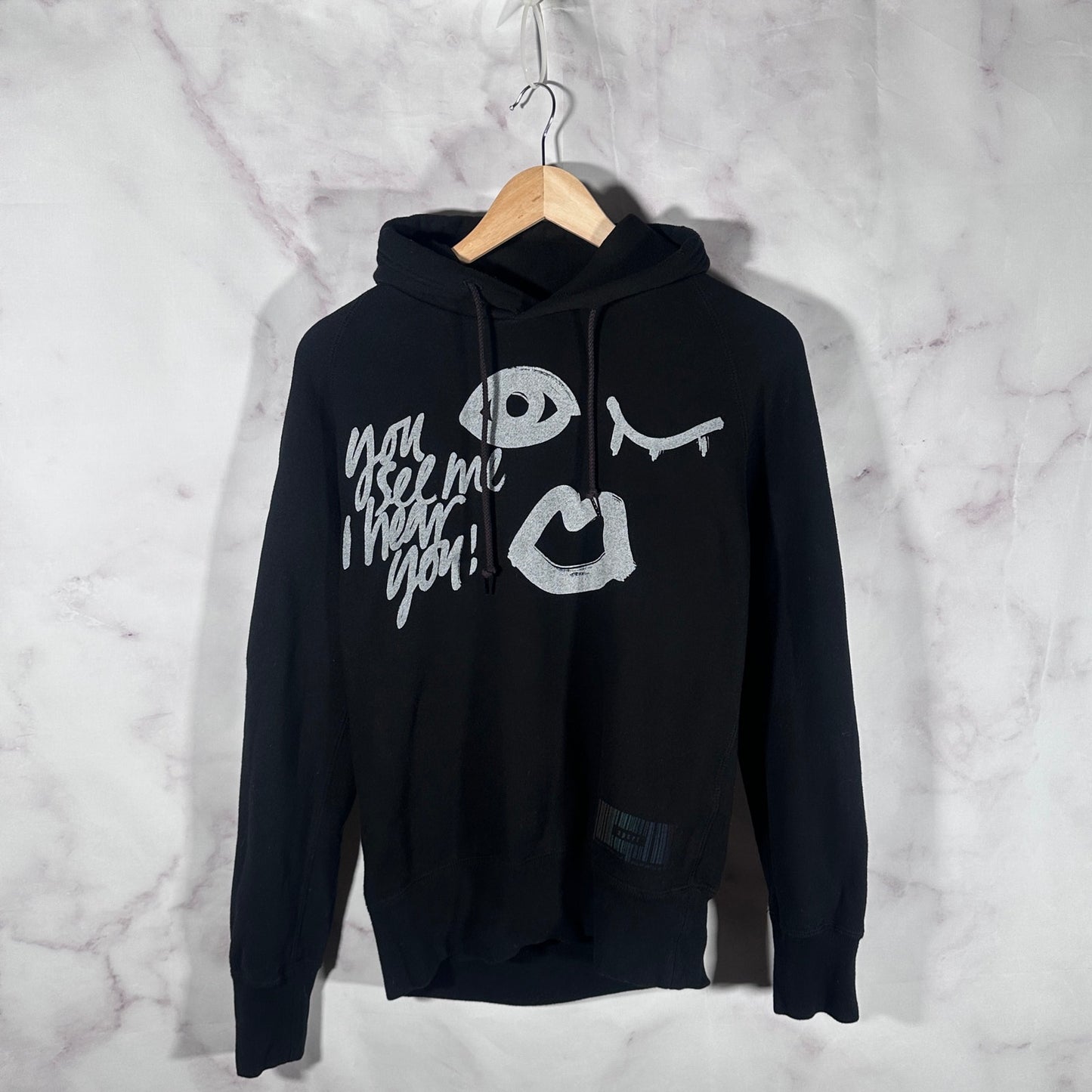 Comme des Garçons eYe ‘You See Me’ Black Hoodie