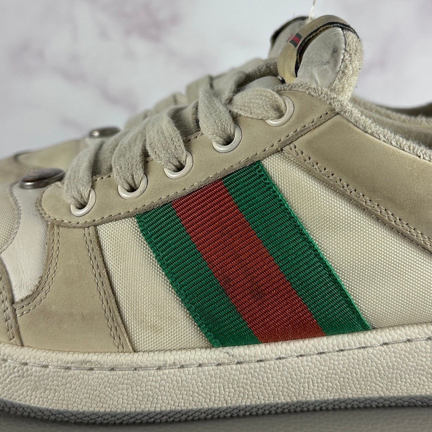 Gucci Screener Low Cream