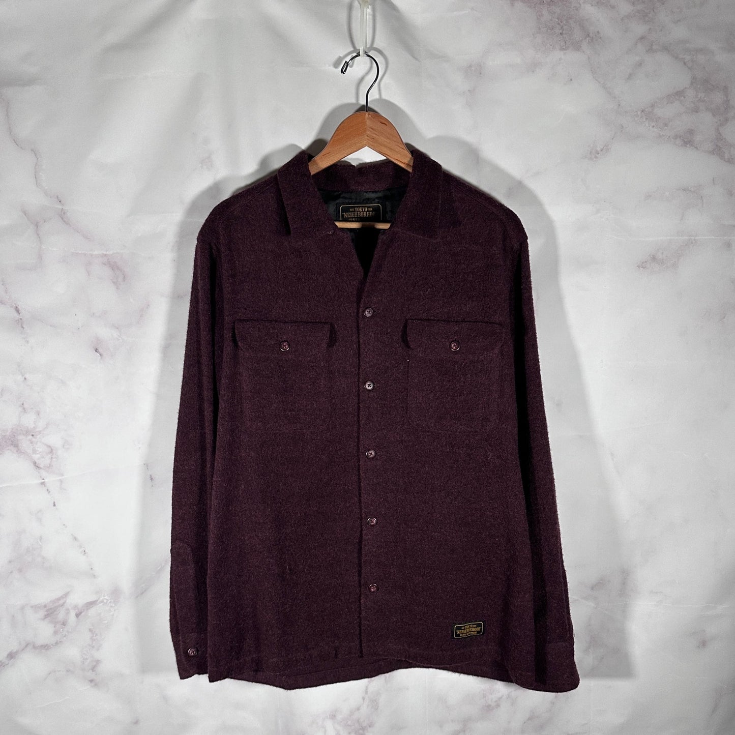Neighborhood Wool Overshirt Button-Up
