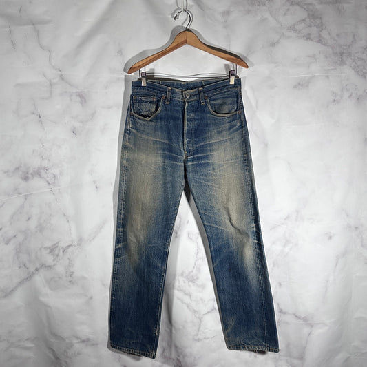 Levi’s Lot 66501 Made in Japan Big E Indigo Raw Selvedge Denim