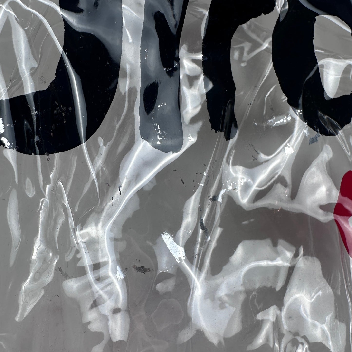 Comme des Garçons PLAY BIRD Translucent Tote Bag