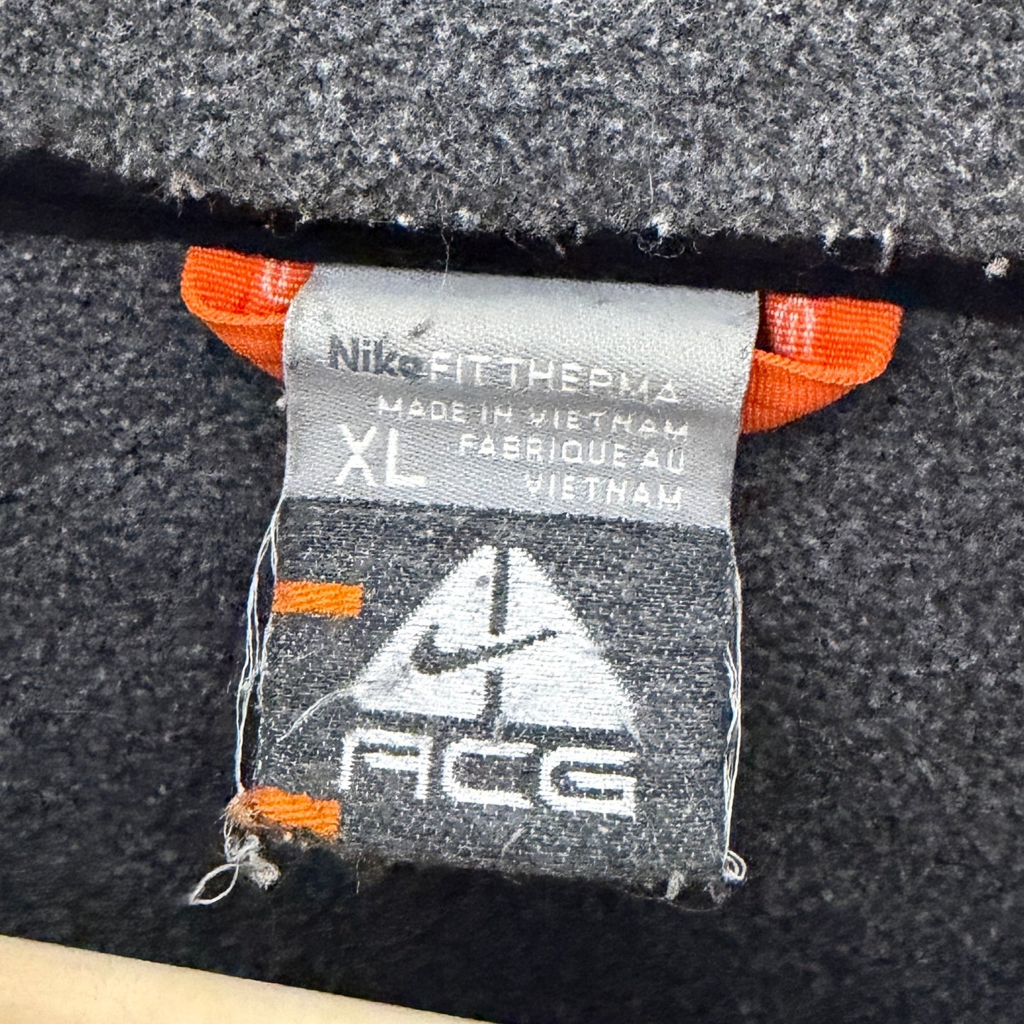 Nike ACG y2k Grey FitTherma Zip-Up Fleece