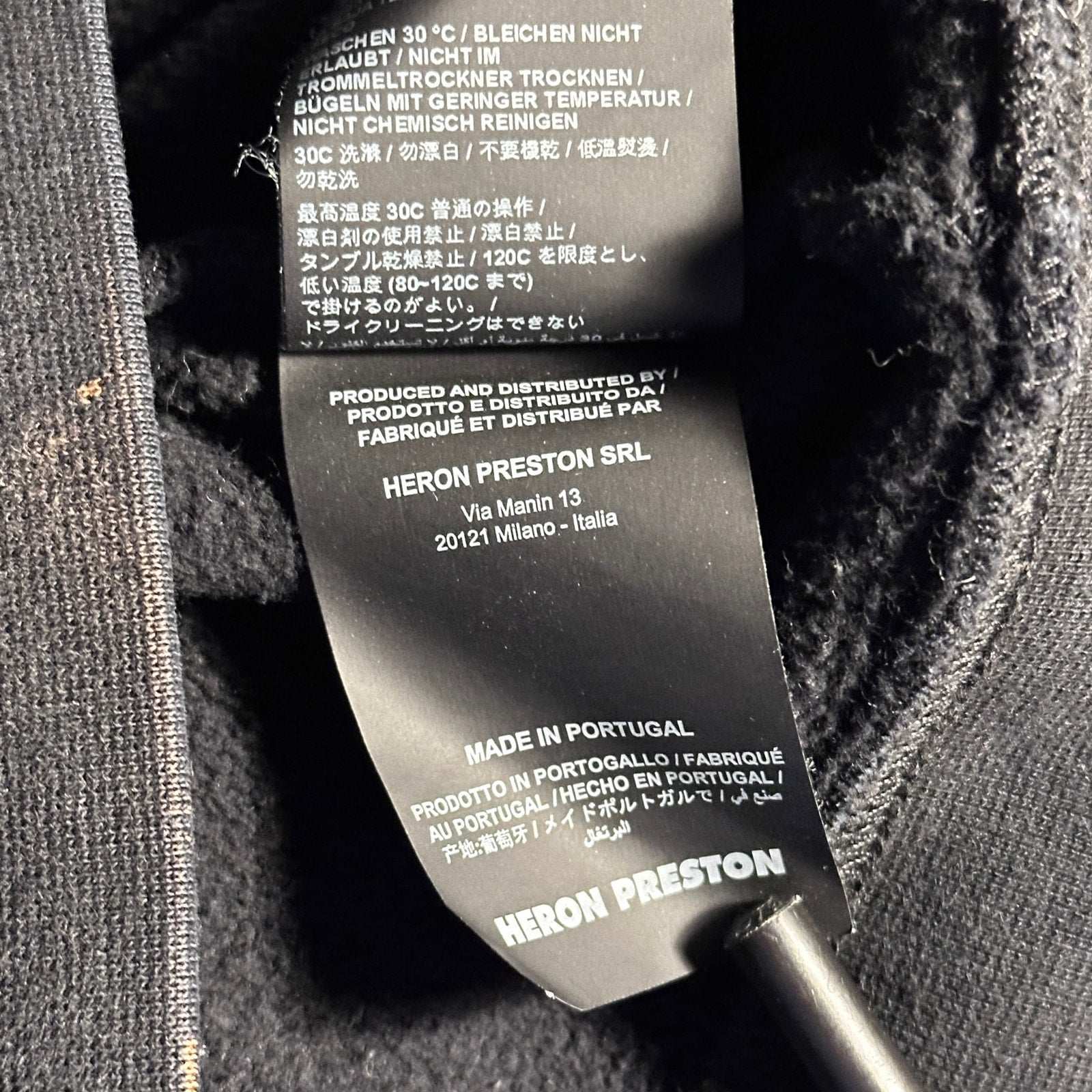 Heron Preston Black Text Crewneck