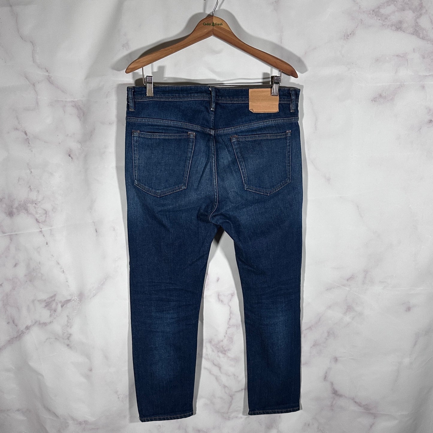 Acne Studios Bla Konst River Dark Blue Tapered Denim