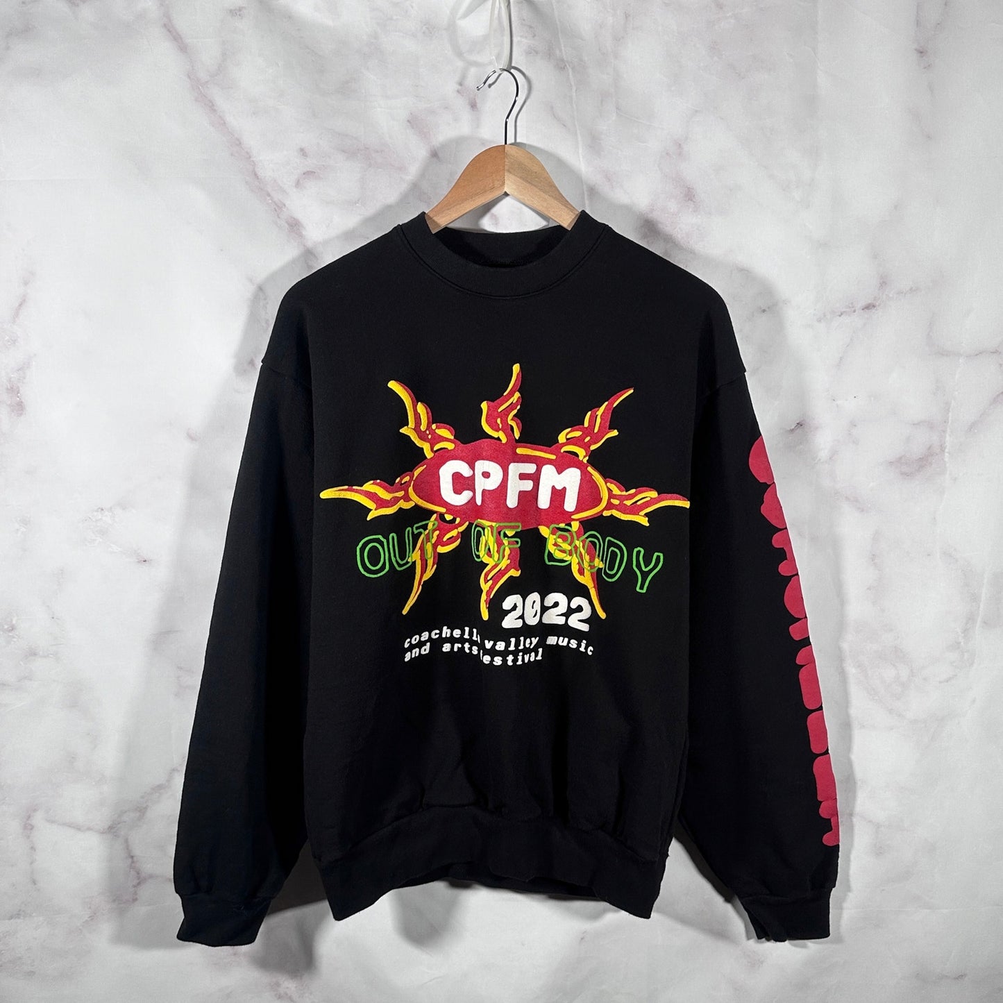 Cactus Plant Flea Market Coachella ‘Out of Body’ Weekend 1 Crewneck