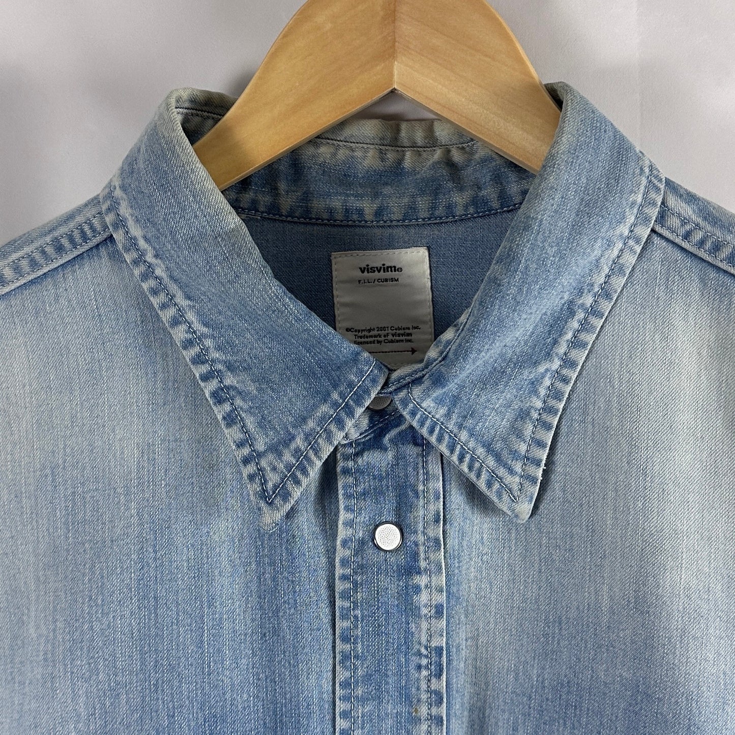 Visvim S/S20 Damaged Handyman Selvedge Denim Shirt