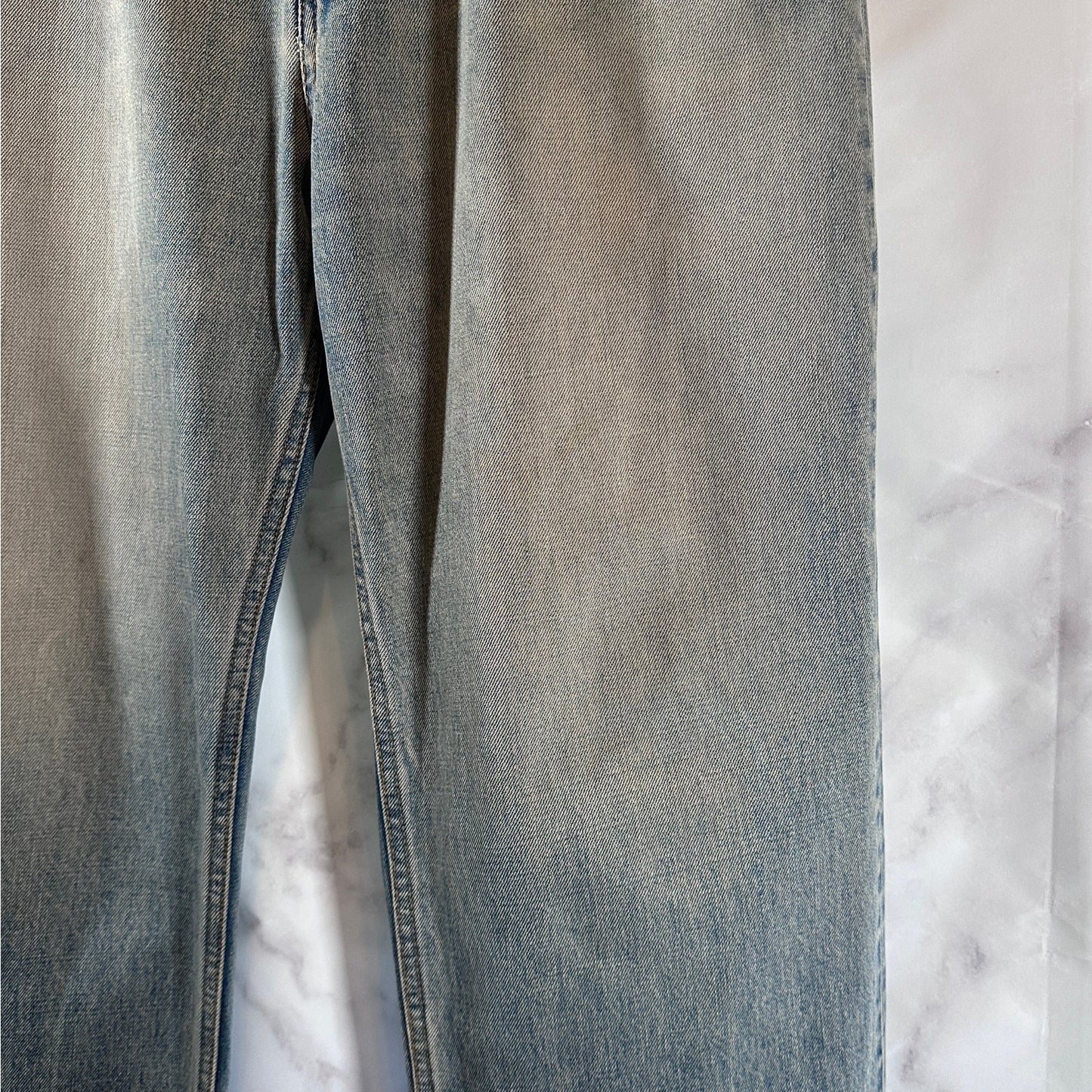 Balenciaga Jeans Camo Double Waisted Denim