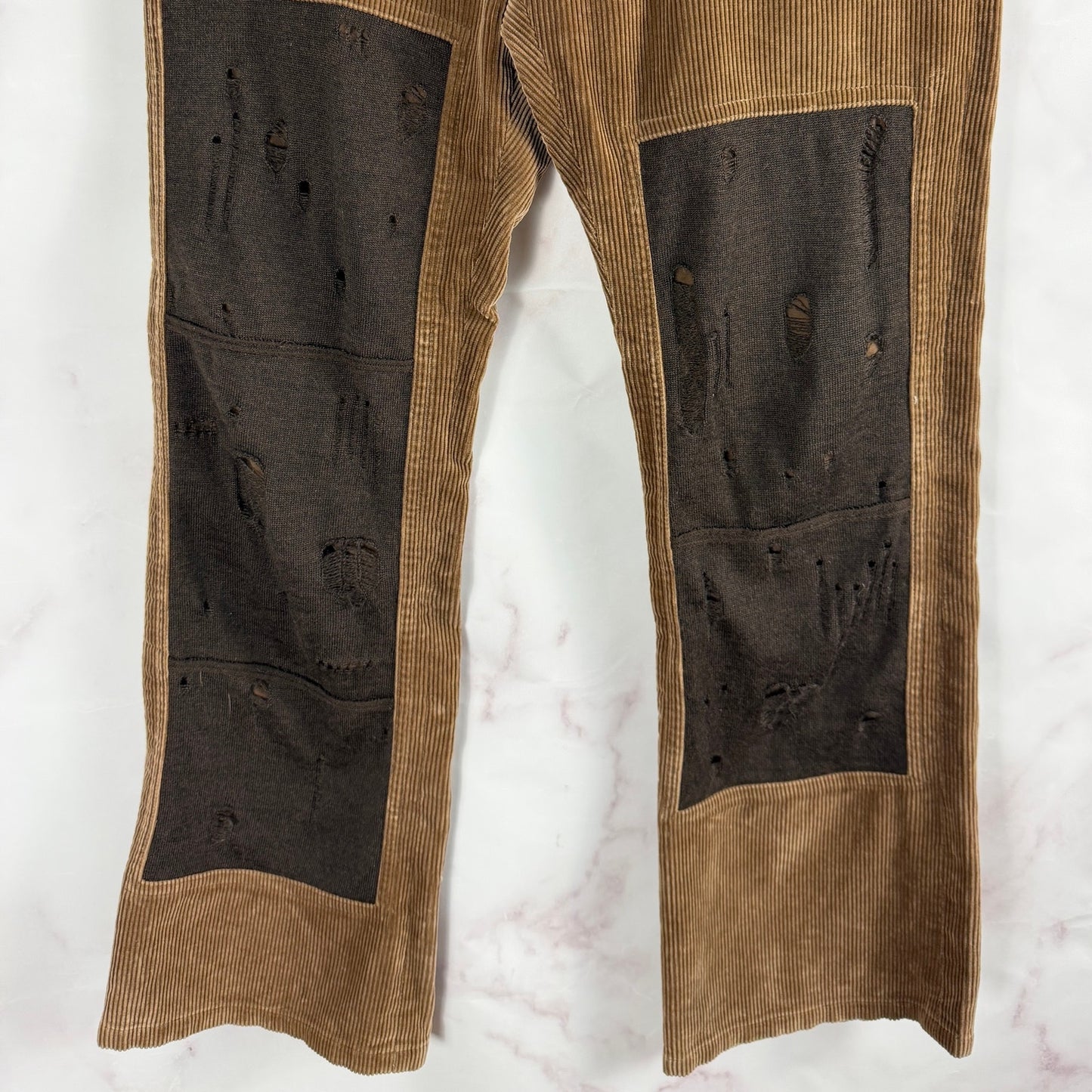 Undercover A/W02 Witch's Cell Division Brown Corduroy Cargo Pant