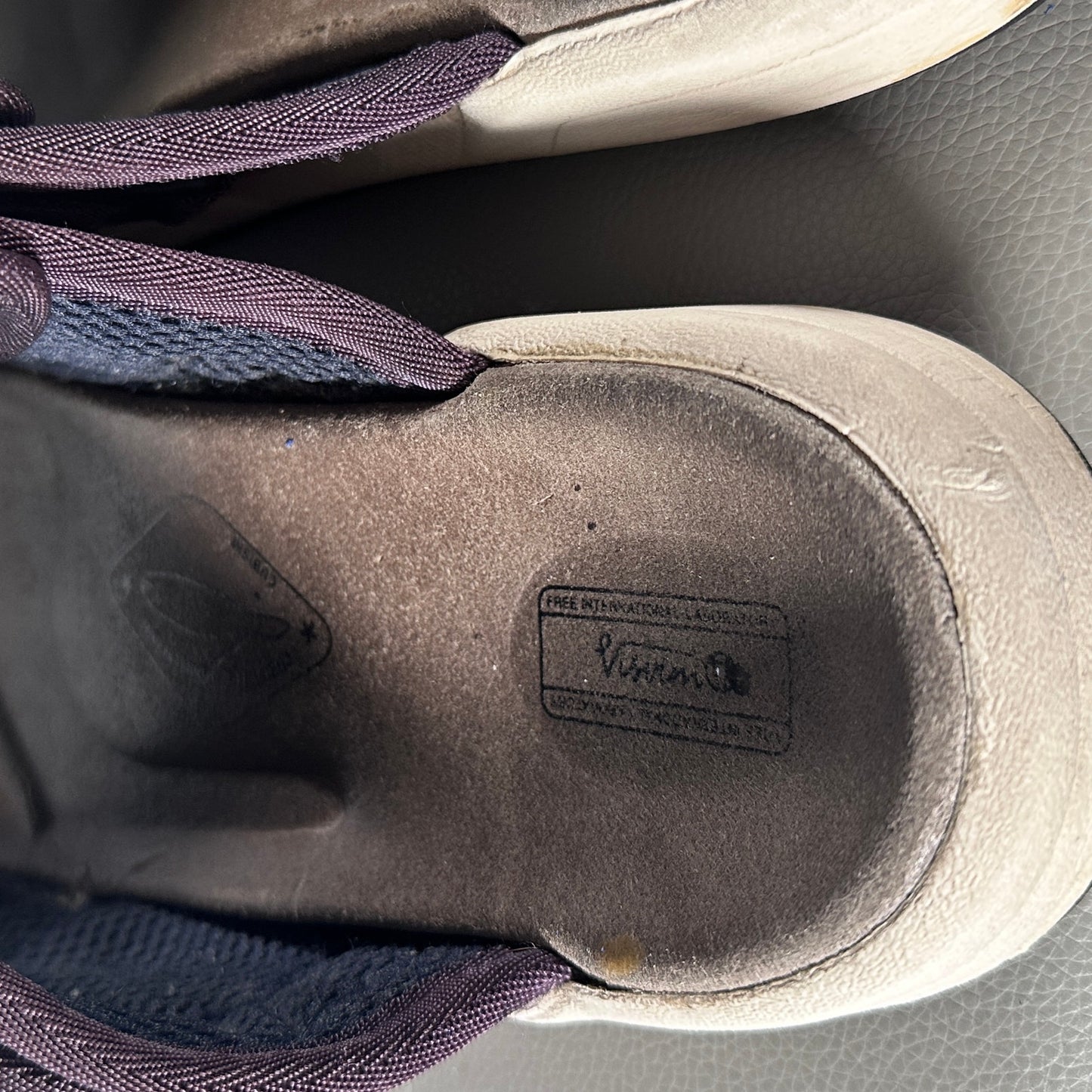 Visvim Navy Purple Polka Dot Christo