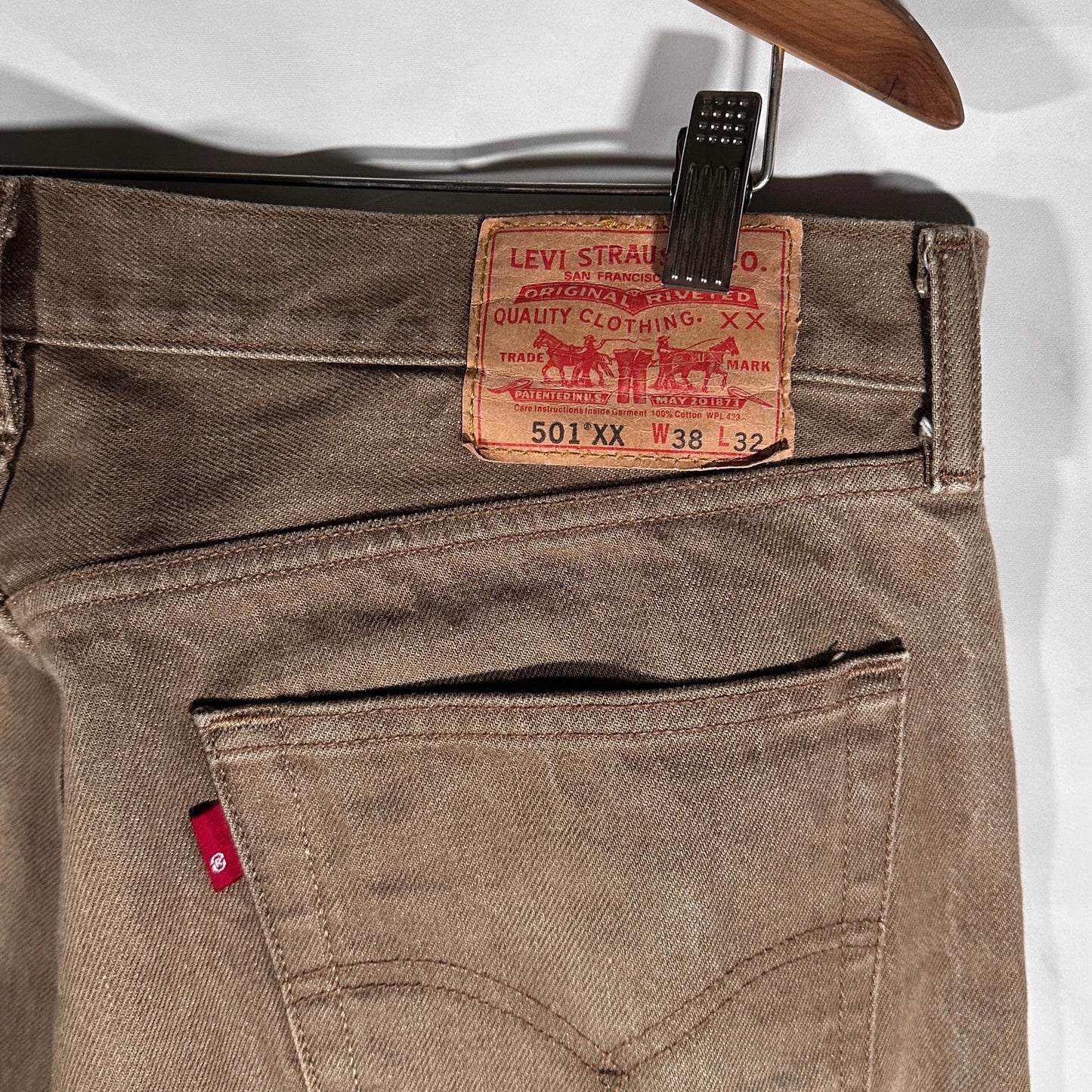 Levi’s 501 Vintage Brown Denim