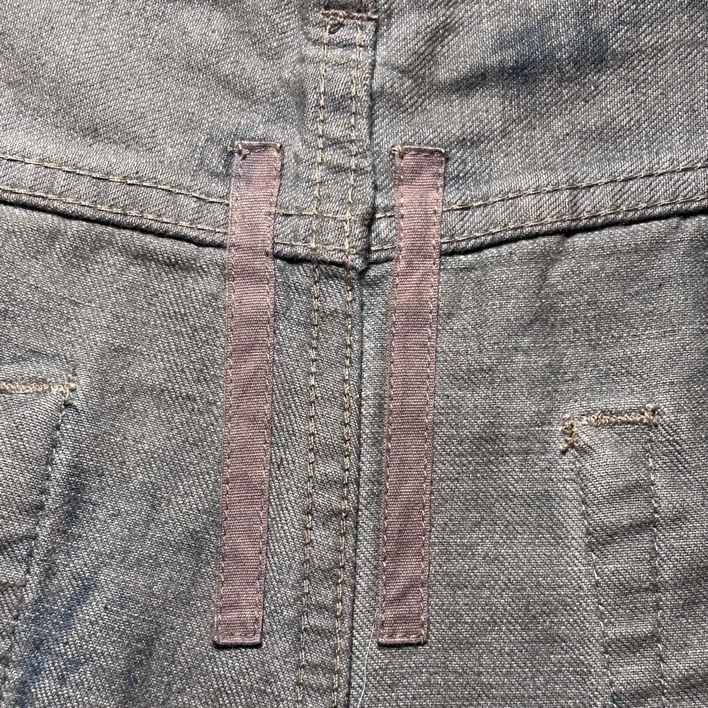 Rick Owens DRKSHDW S/S15 Faun Batik Dark Dust Denim