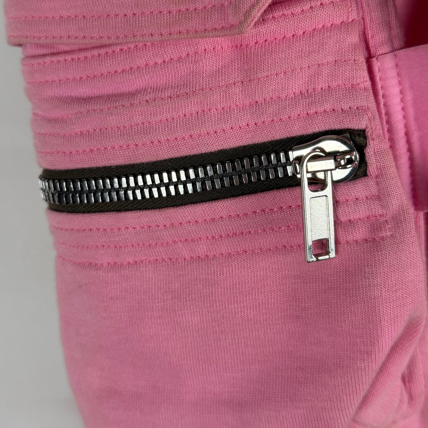 Rick Owens S/S21 Mastodon Pop Pink Cargo Sweatpants