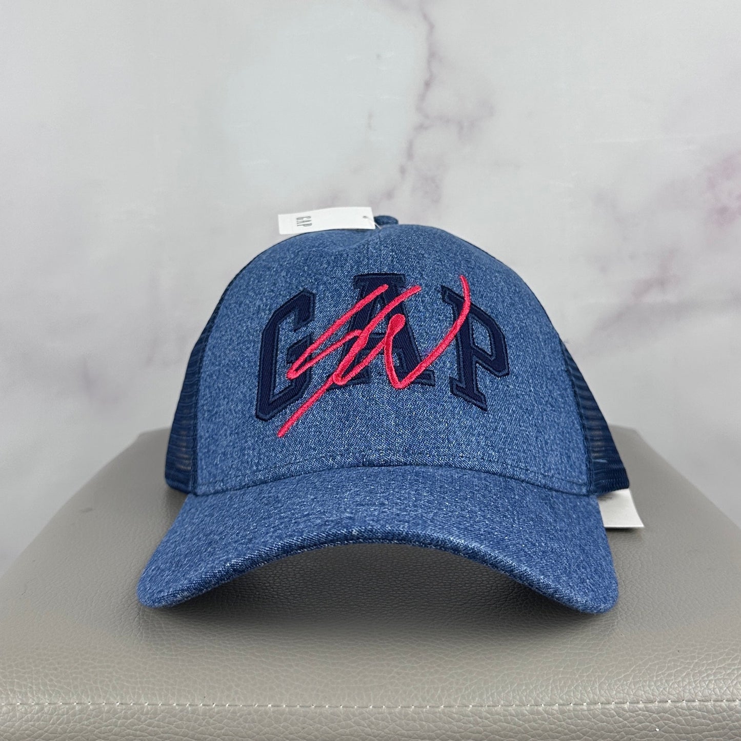 Sean Wotherspoon x Gap Re-Issue Denim & Mesh Logo Baseball Hat