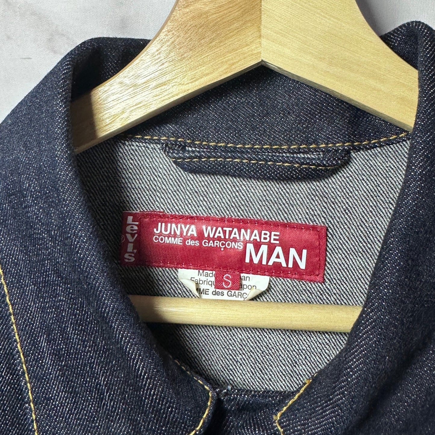 Comme des Garçons Junya Watanabe x Levi’s Leather Sleeve Denim Jacket